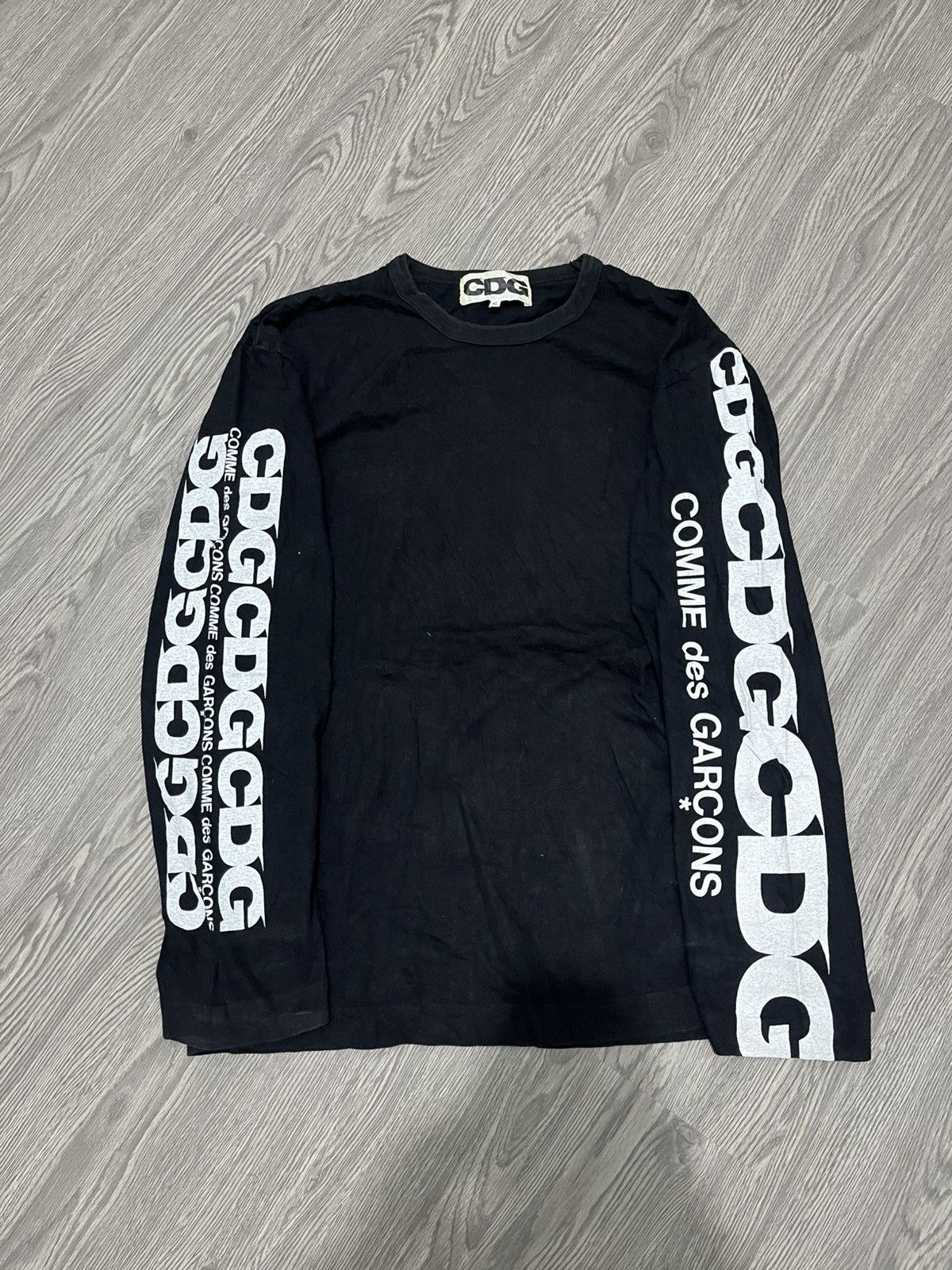 CDG by Comme des Garcons Comme des Garçons CDG Side Taped Longsleeve Thirt Size US XL / EU 56 / 4 - 1 Thumbnail