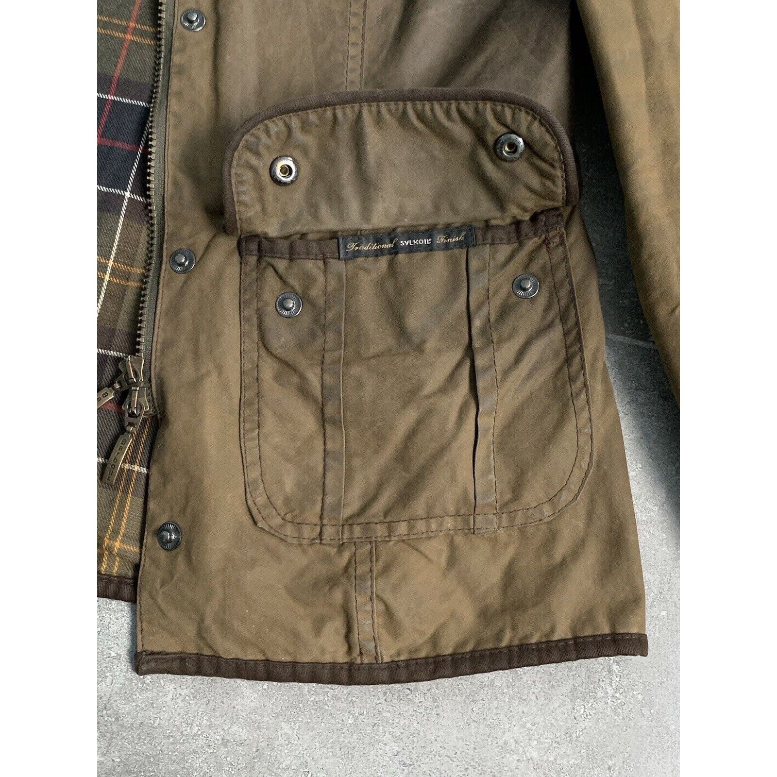 Barbour Women's BARBOUR UTILITY WAX Jacket Coat UK 12 US 8 EU 40 M Size M / US 6-8 / IT 42-44 - 14 Thumbnail
