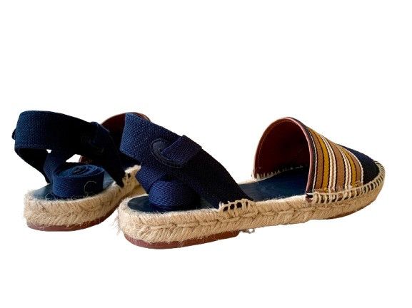 Loro Piana Loro Piana Women’s Espadrilles Navy with Stripes EU39 Size US 9 / IT 39 - 3 Thumbnail