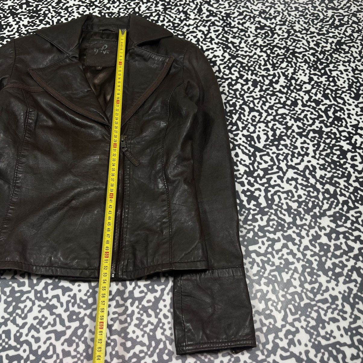 Japanese Brand Vintage Y2K Leather Zip Jacket Japanese Casual Casual Style Size S / US 4 / IT 40 - 20 Thumbnail