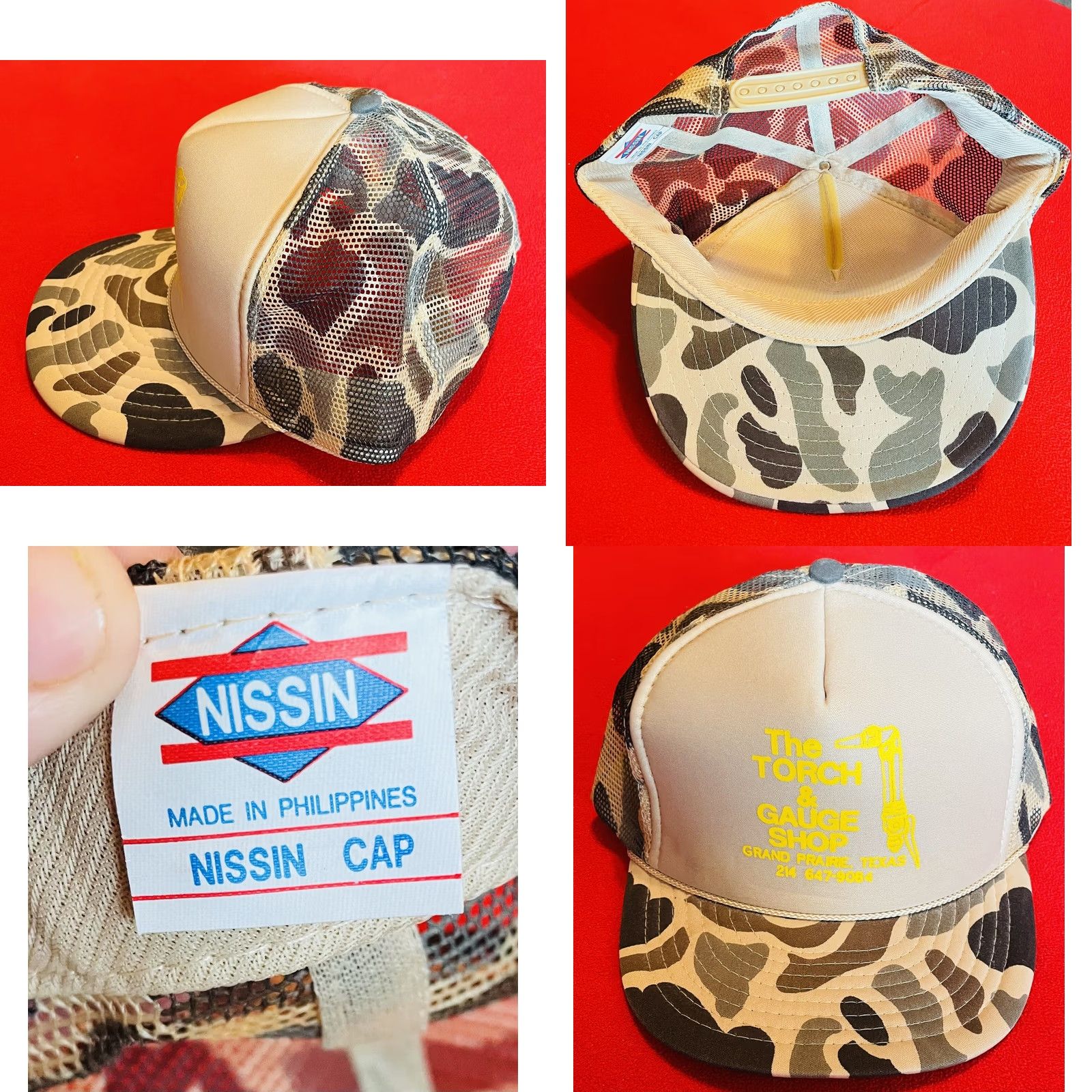 Vintage VINTAGE HaT Brown Camo Baseball Hat Cap Adjustable Snapback Men’s The Torch & Gauge Shop Cap Casual Adjustable Hat Brown Camo Men’s Cap Size ONE SIZE - 8 Thumbnail