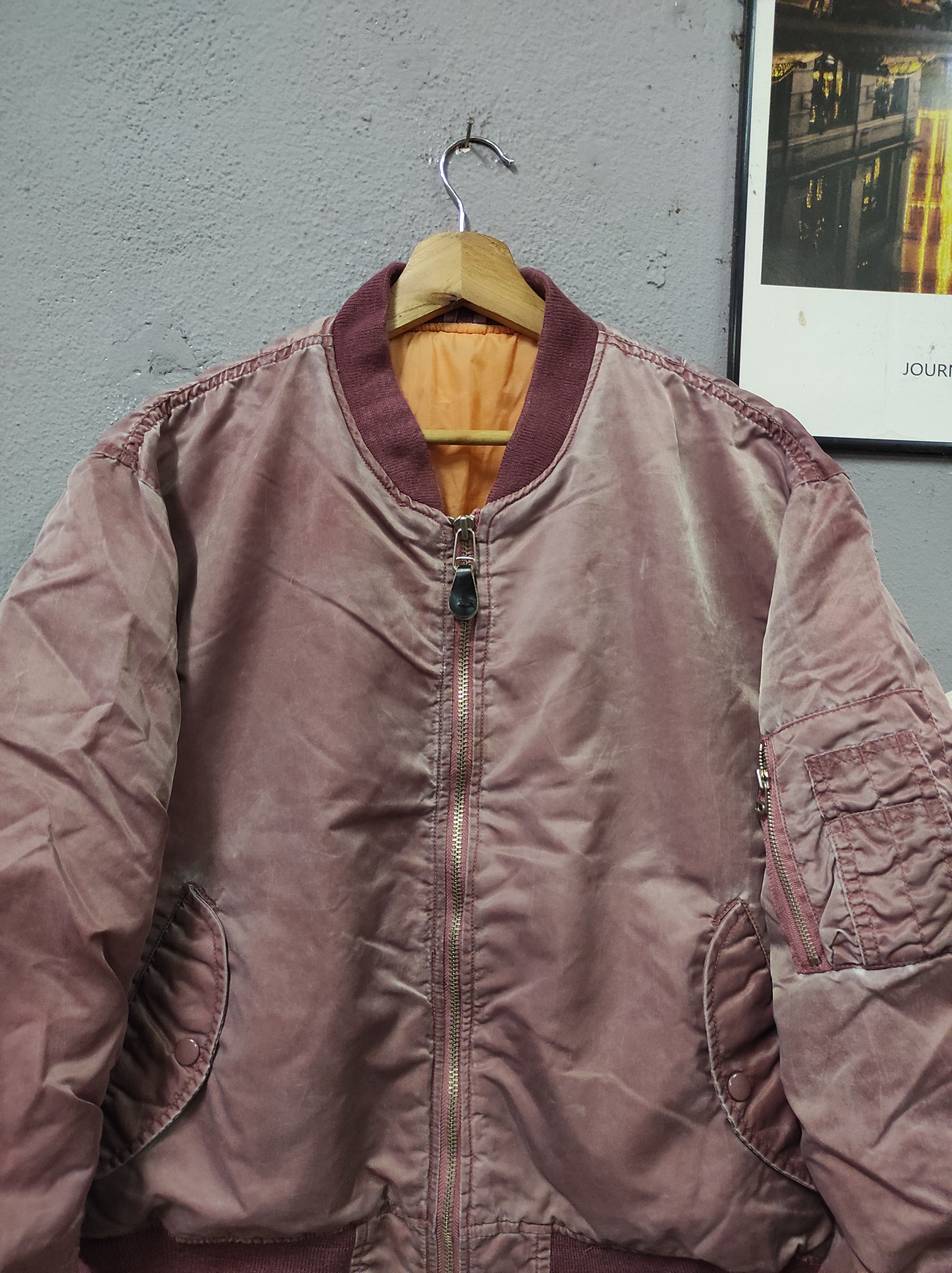 Vintage ARIMA KINEN GRAND PRIX MA 1 FLYERS REVESIBLE BOMBER JACKET Size US M / EU 48-50 / 2 - 6 Thumbnail