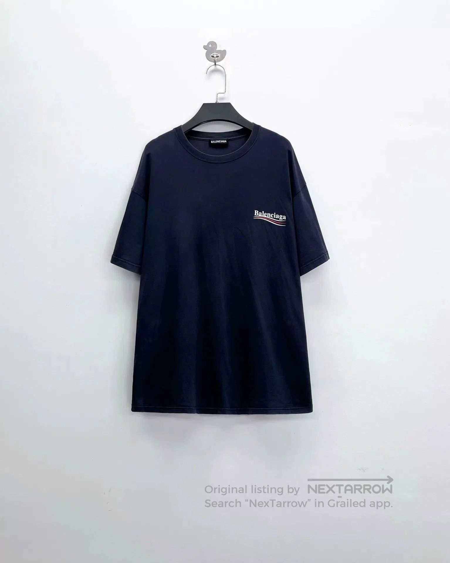 Balenciaga balenciaga navy blue logo t. Size US XS / EU 42 / 0 - 1 Thumbnail
