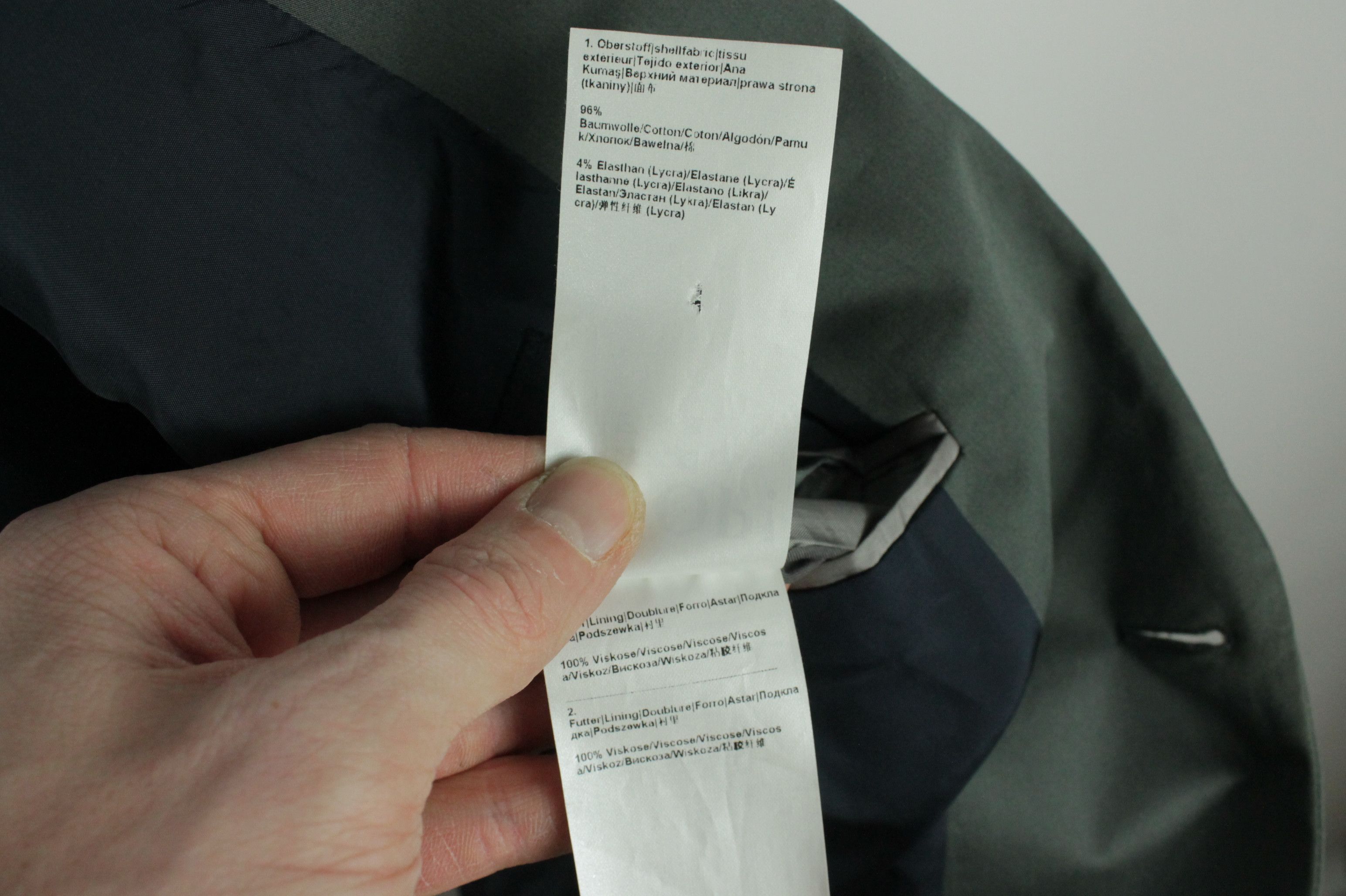 Joop! JOOP! Slim-Fit Gray Stretch Cotton Formal Pants Suit Size 34R - 10 Thumbnail