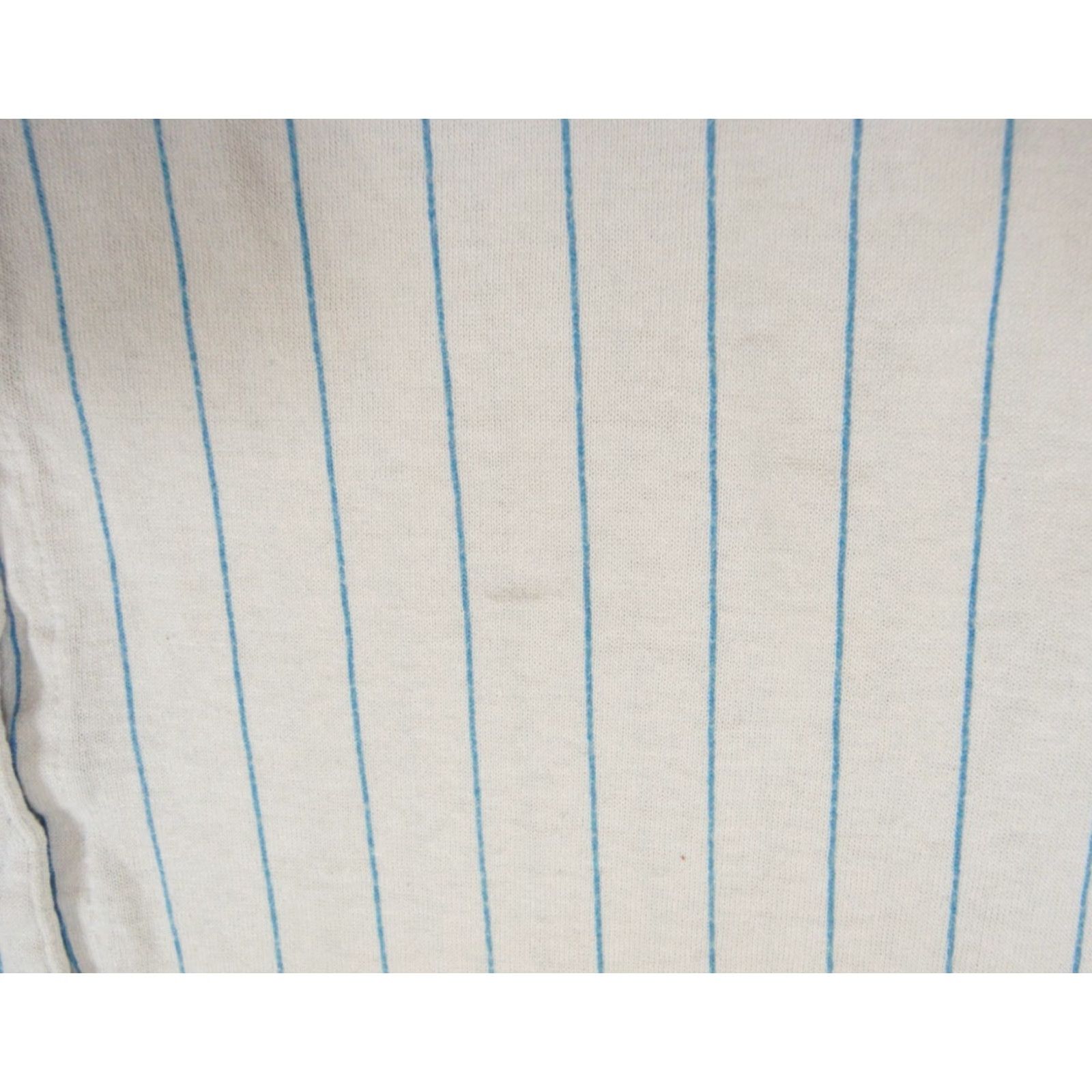 Bones VINTAGE Bad to the Bone Blue Striped Shirt Adult Large 90s Skull Mens Size US L / EU 52-54 / 3 - 7 Thumbnail
