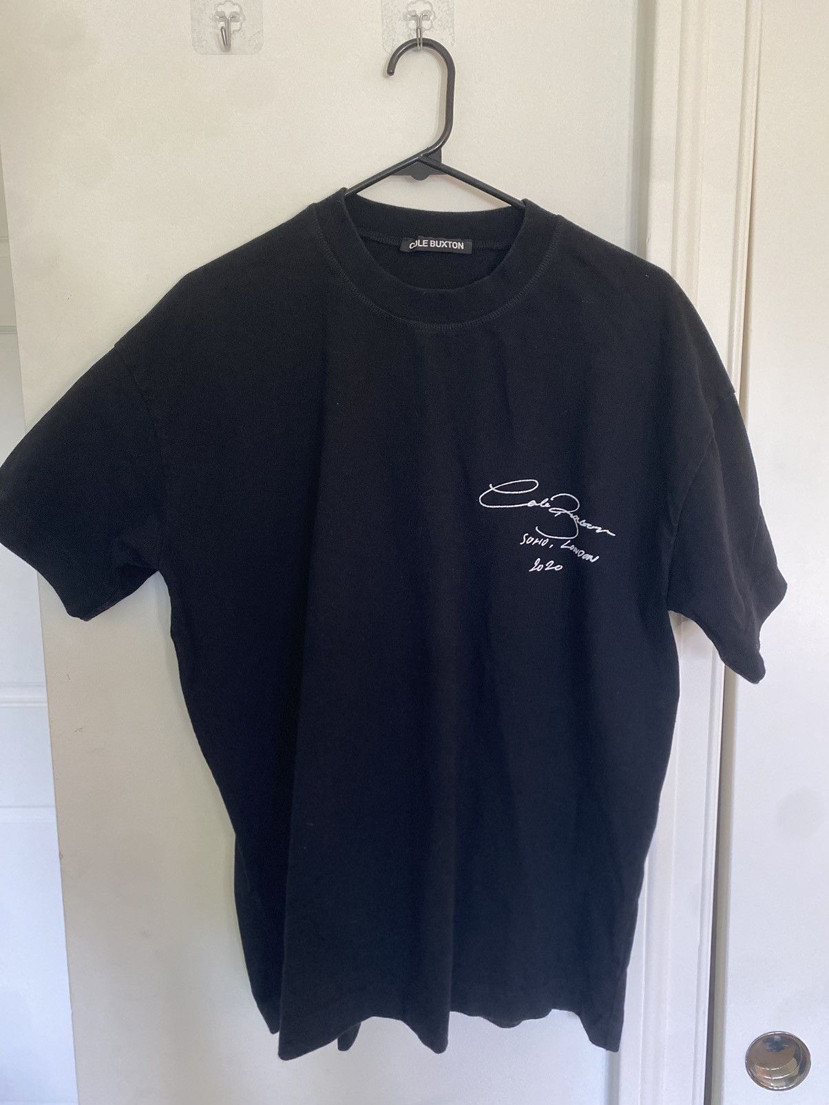 image of Cole Buxton Signature T Shirt in Black, Men's (Size Small)