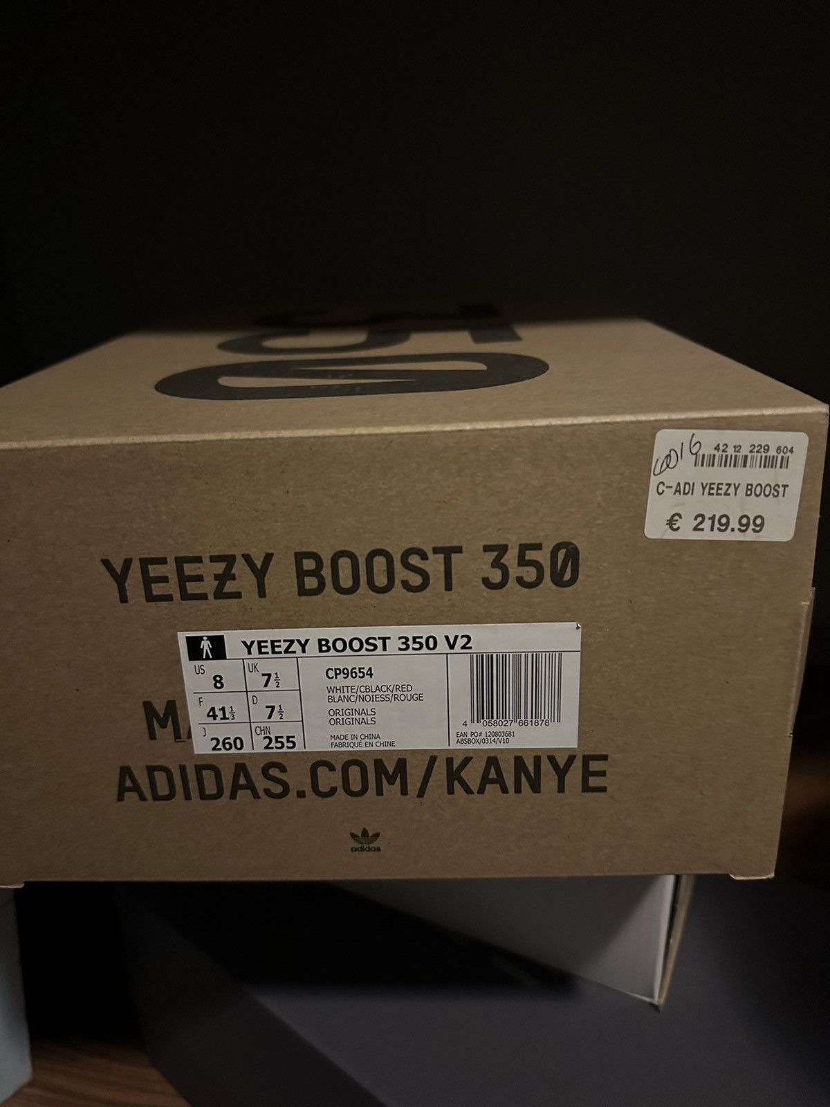 Adidas × Kanye West Adidas Yeezy Zebra 350 v2 Boost Size US 8 / EU 41 - 14 Thumbnail