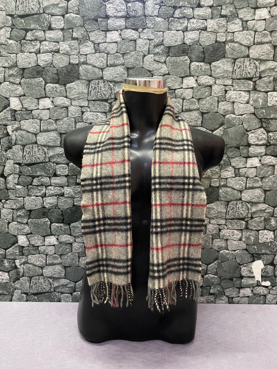 Burberry Prorsum Vintage Burberry London Lambswool Scarf Size ONE SIZE - 2 Thumbnail