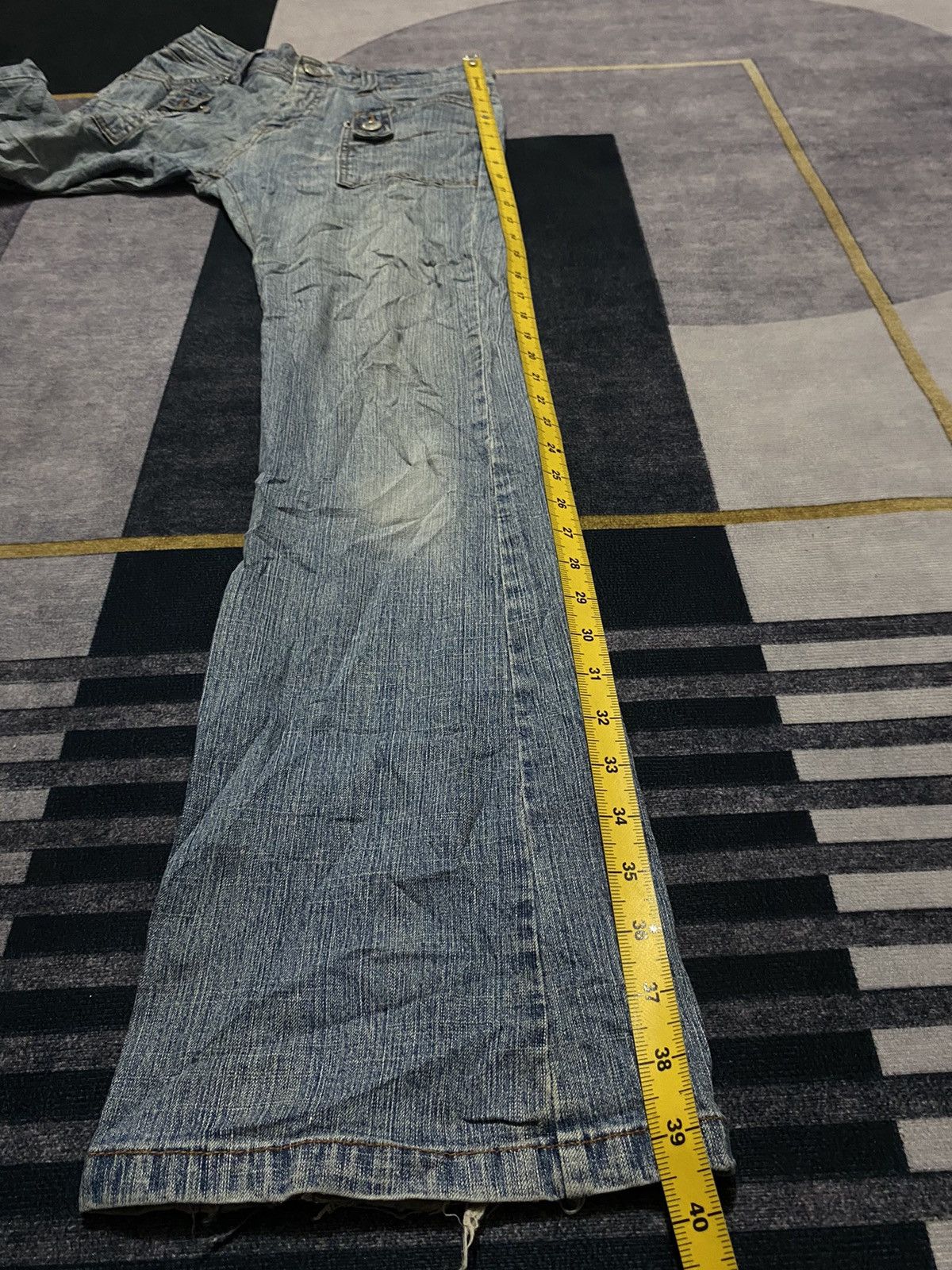 Japanese Brand ARMY OF NO FLARE BOOT CUT DENIM PANTS Size US 27 - 15 Thumbnail