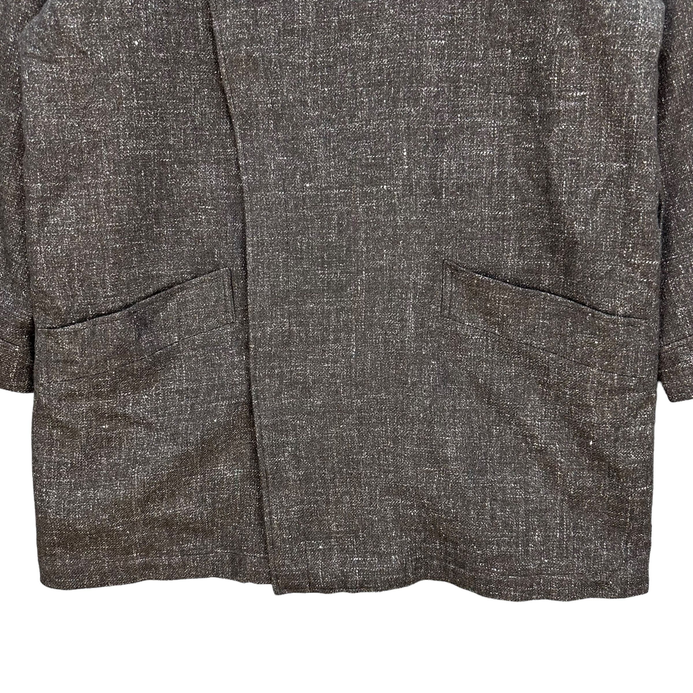 Japanese Brand PACO ROBANNE PARIS Asymmetrical Wool Overcoat #A17-0412 Size US M / EU 48-50 / 2 - 4 Thumbnail