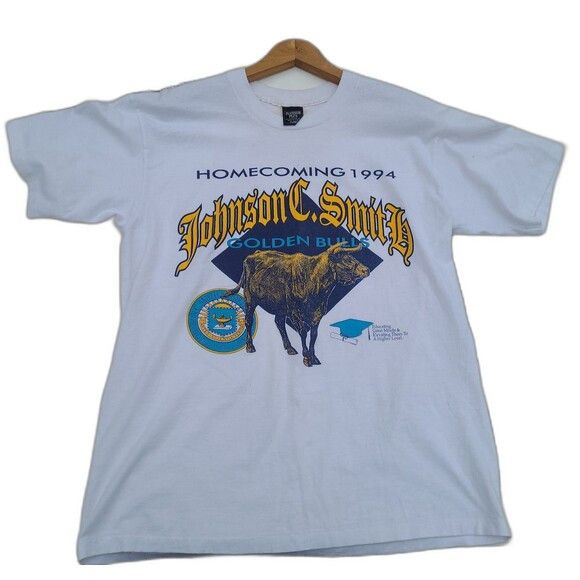 Vintage Vintage Johnson C Smith University HBCU 90s t-shirt Size US XL / EU 56 / 4 - 1 Thumbnail