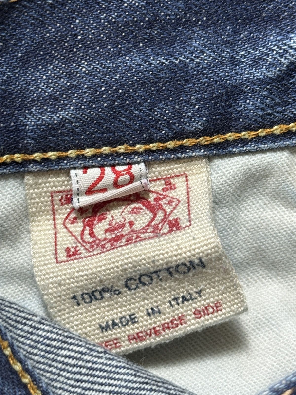 Evisu EVISU DAICOCK PAINTED DENIM SHORTS Size 28" / US 6 / IT 42 - 11 Thumbnail