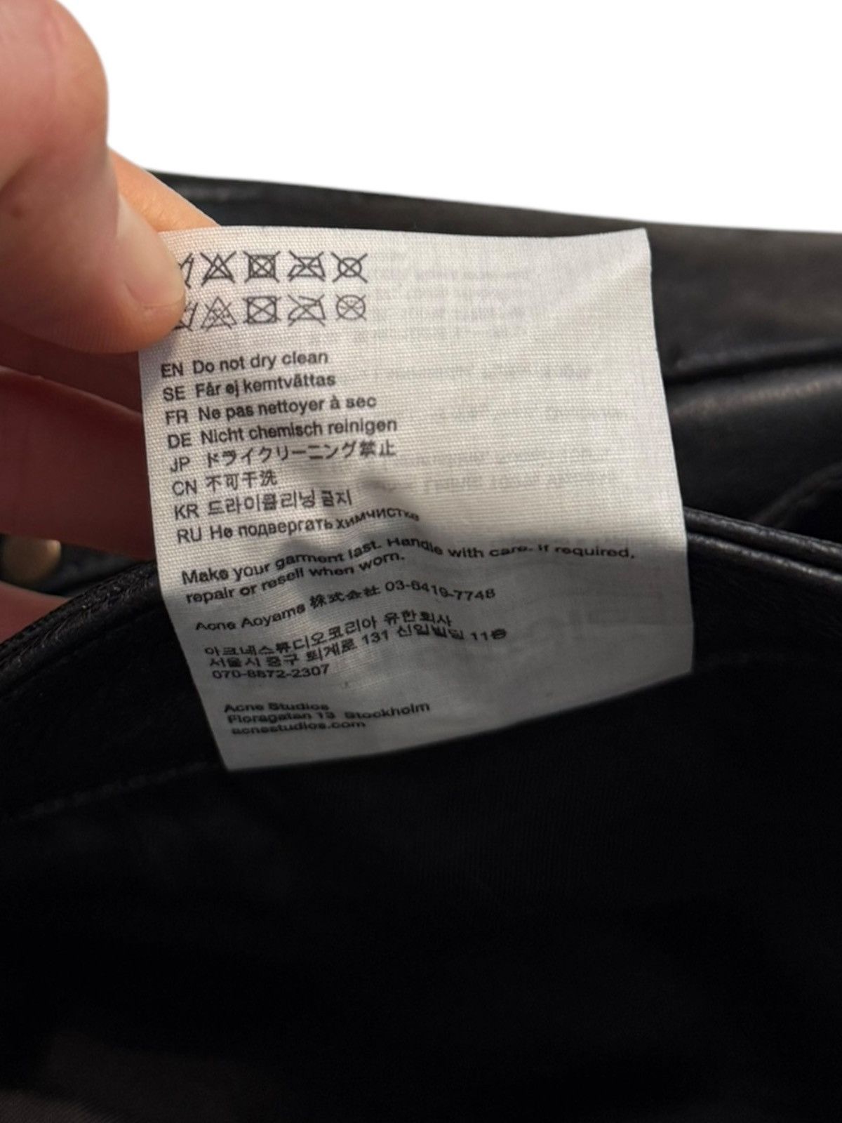 Acne Studios Heavy Leather Flare Bootcut Pant Size US 30 / EU 46 - 10 Thumbnail