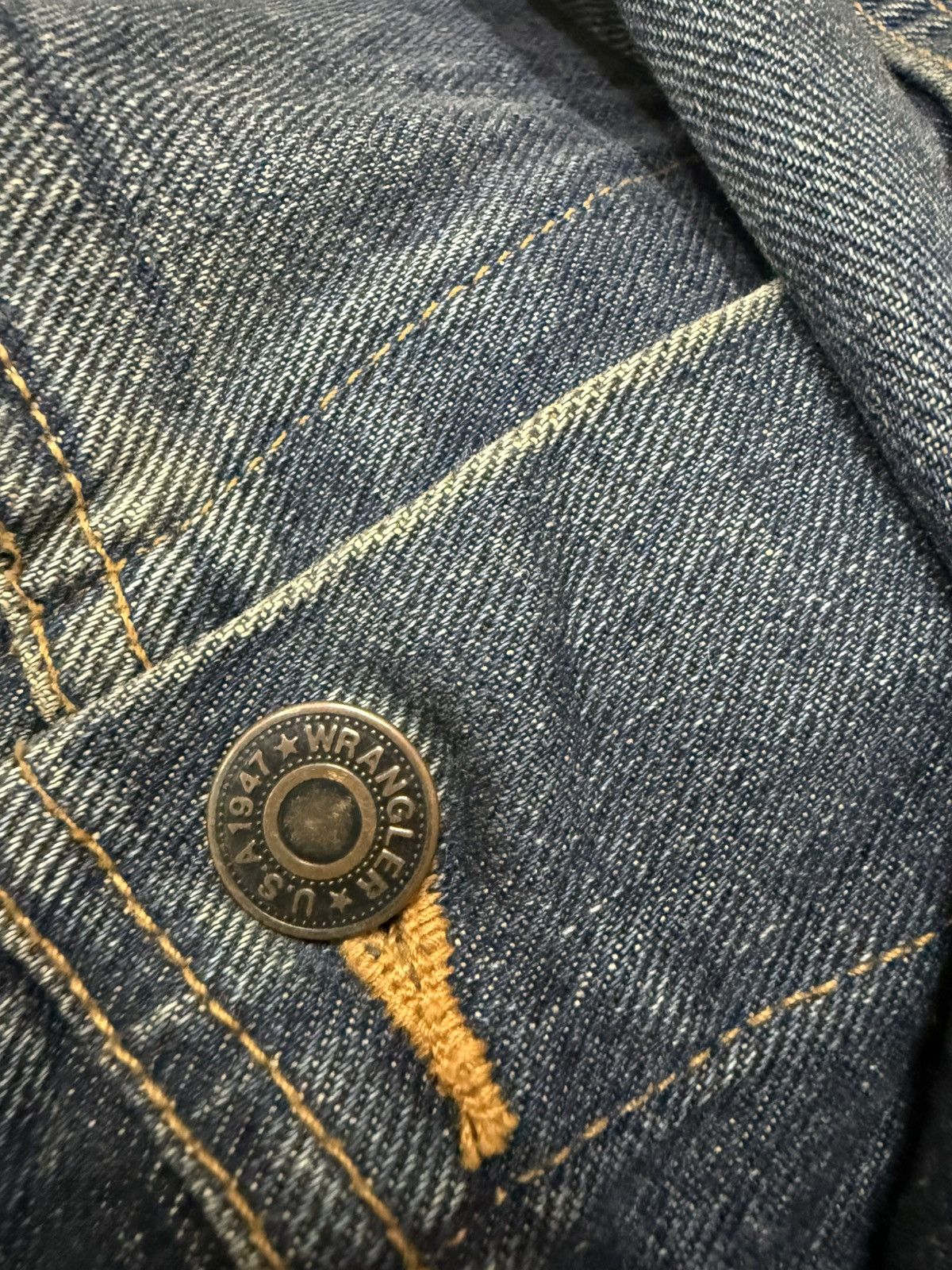 Vintage × Wrangler Vintage 90s Wrangler Blue Bell Denim Jacket Size S / US 4 / IT 40 - 15 Thumbnail