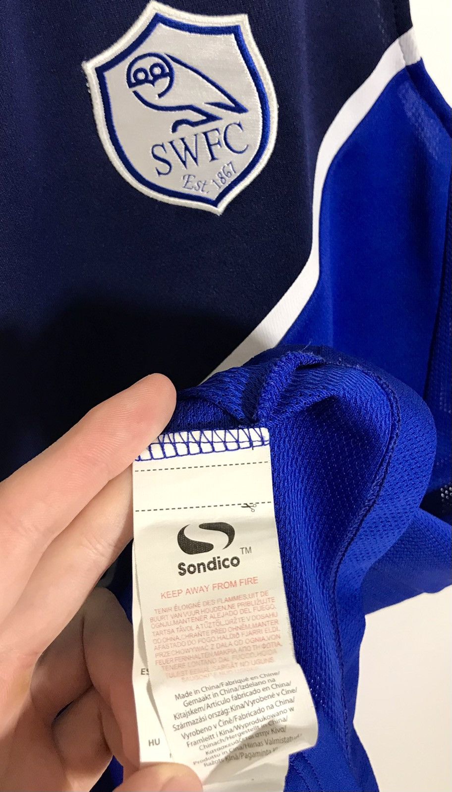 Adidas Sheffield Wednesday 2015-16 Tank Top Soccer Jersey Size US XL / EU 56 / 4 - 7 Thumbnail