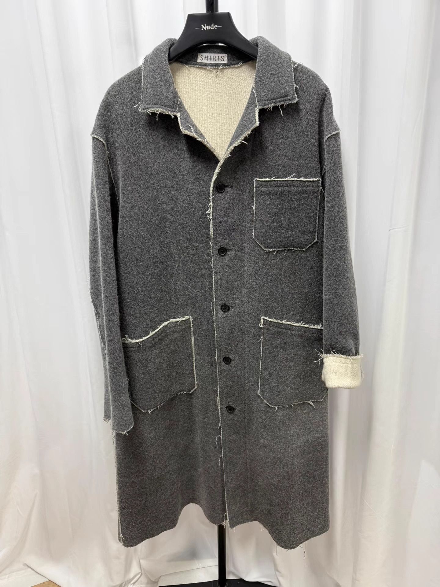 Yohji Yamamoto Yohji Yamamoto Y's for men Wool Destroyed Coat K20 Size US L / EU 52-54 / 3 - 1 Thumbnail