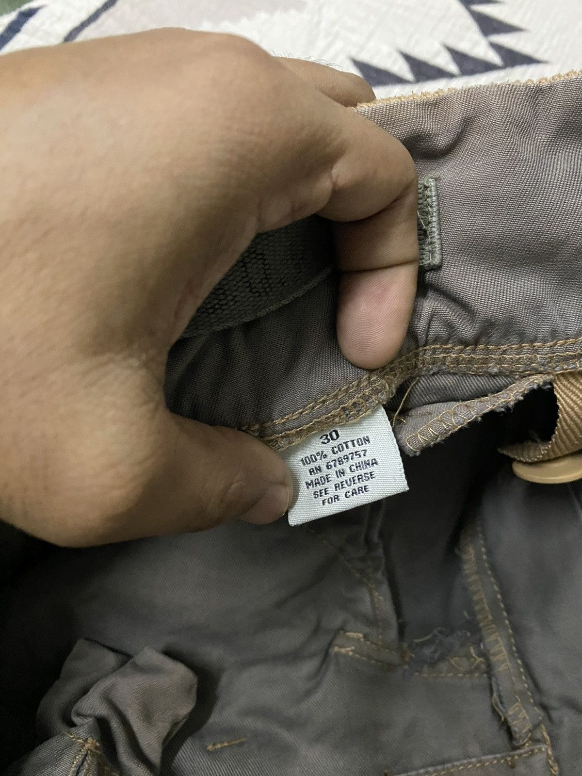 If Six Was Nine 2000s IFSIXWASNINE STYLE BONDAGE MULTIPOCKET CARGO PANT Size US 30 / EU 46 - 12 Thumbnail