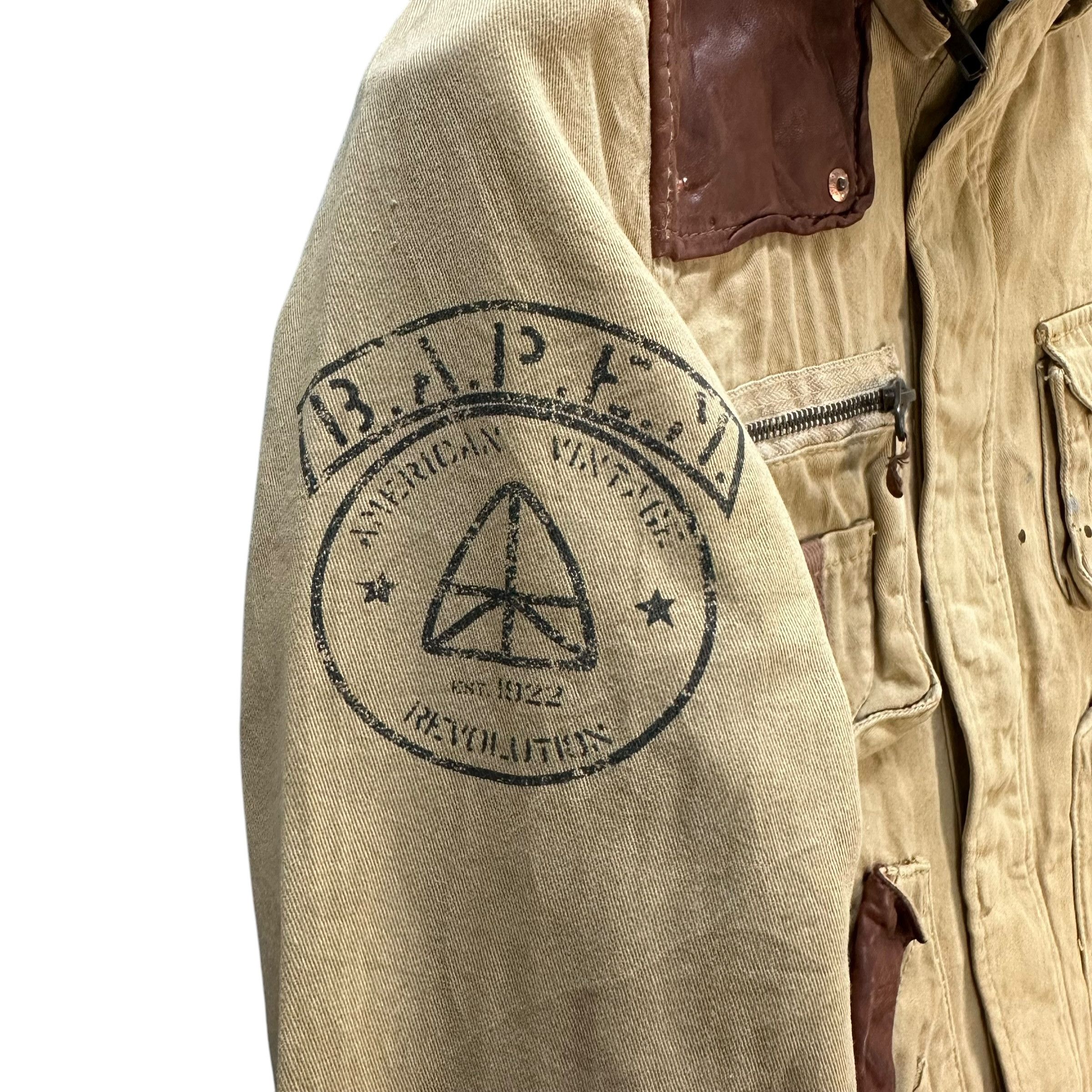 Vintage BONDS AND PEACE Paint Splatters Combat Jacket #A70-1710 Size US M / EU 48-50 / 2 - 5 Thumbnail