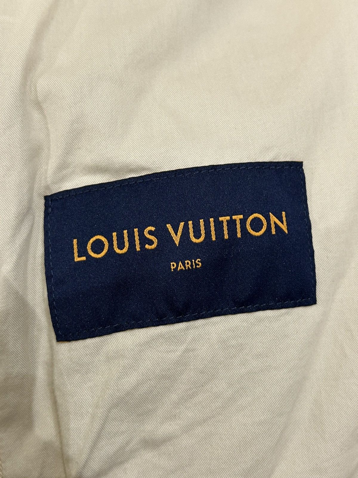 Louis Vuitton Louis Vuitton Shearling Collar Monogram Workwear Jacket Size US L / EU 52-54 / 3 - 3 Thumbnail