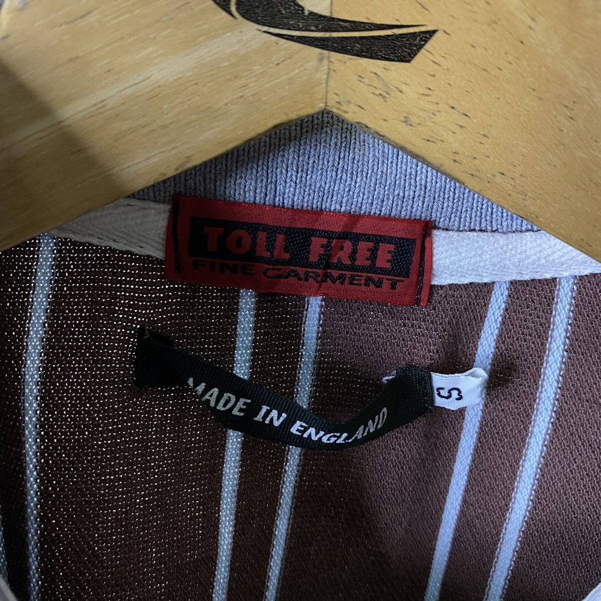 Designer Toll Free Fine Garment Stripes Polo Tee Made in England Size US M / EU 48-50 / 2 - 3 Thumbnail