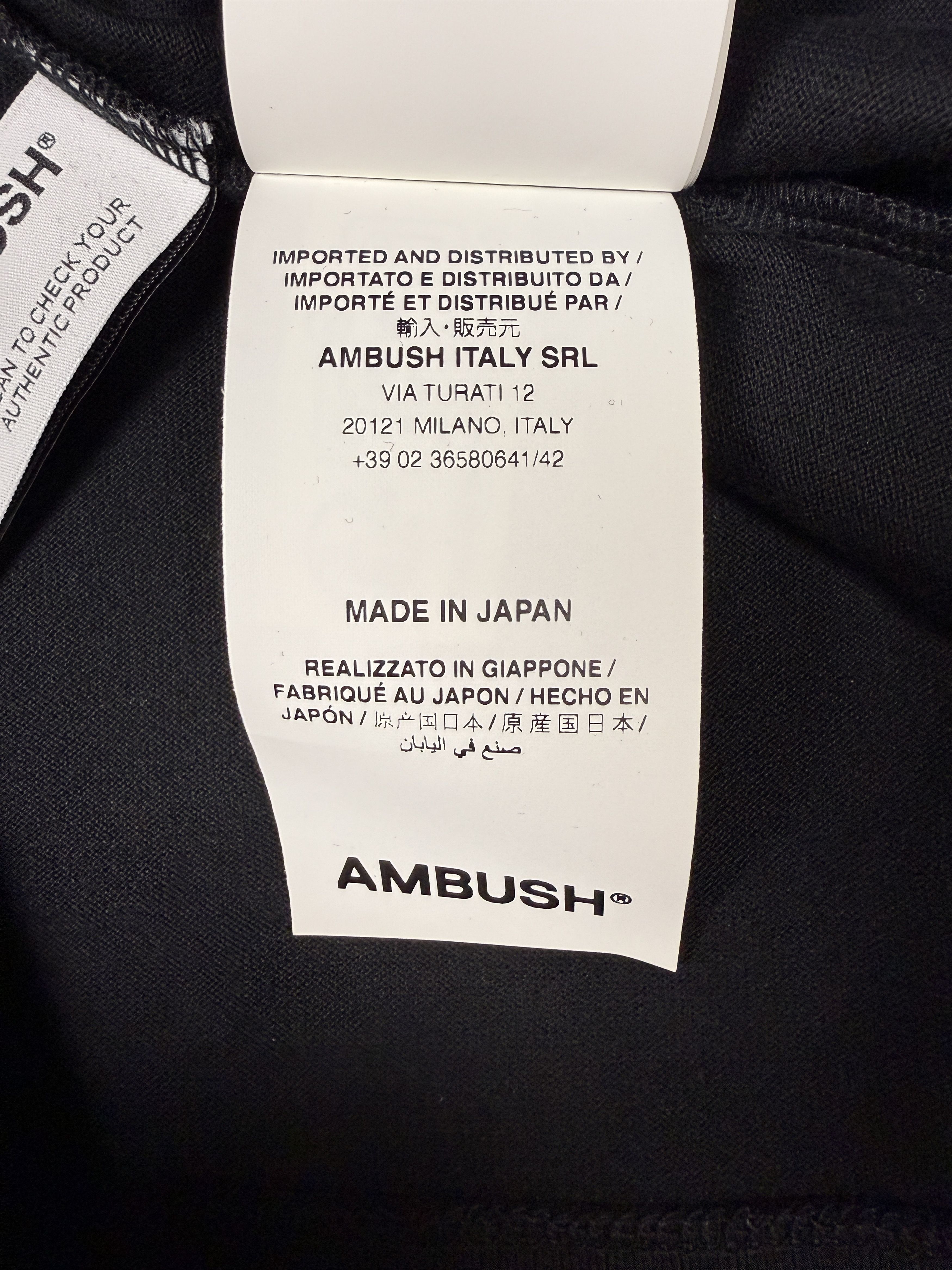 Ambush Design $250 Ambush Reflective Cropped Fitted T-Shirt Size L / US 10 / IT 46 - 13 Thumbnail