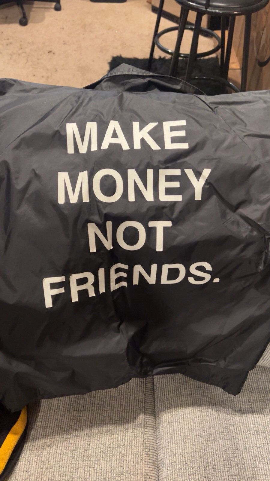 Fifty Karats Fifty Karats - make money not friends, black snap/button up Size US M / EU 48-50 / 2 - 2 Thumbnail