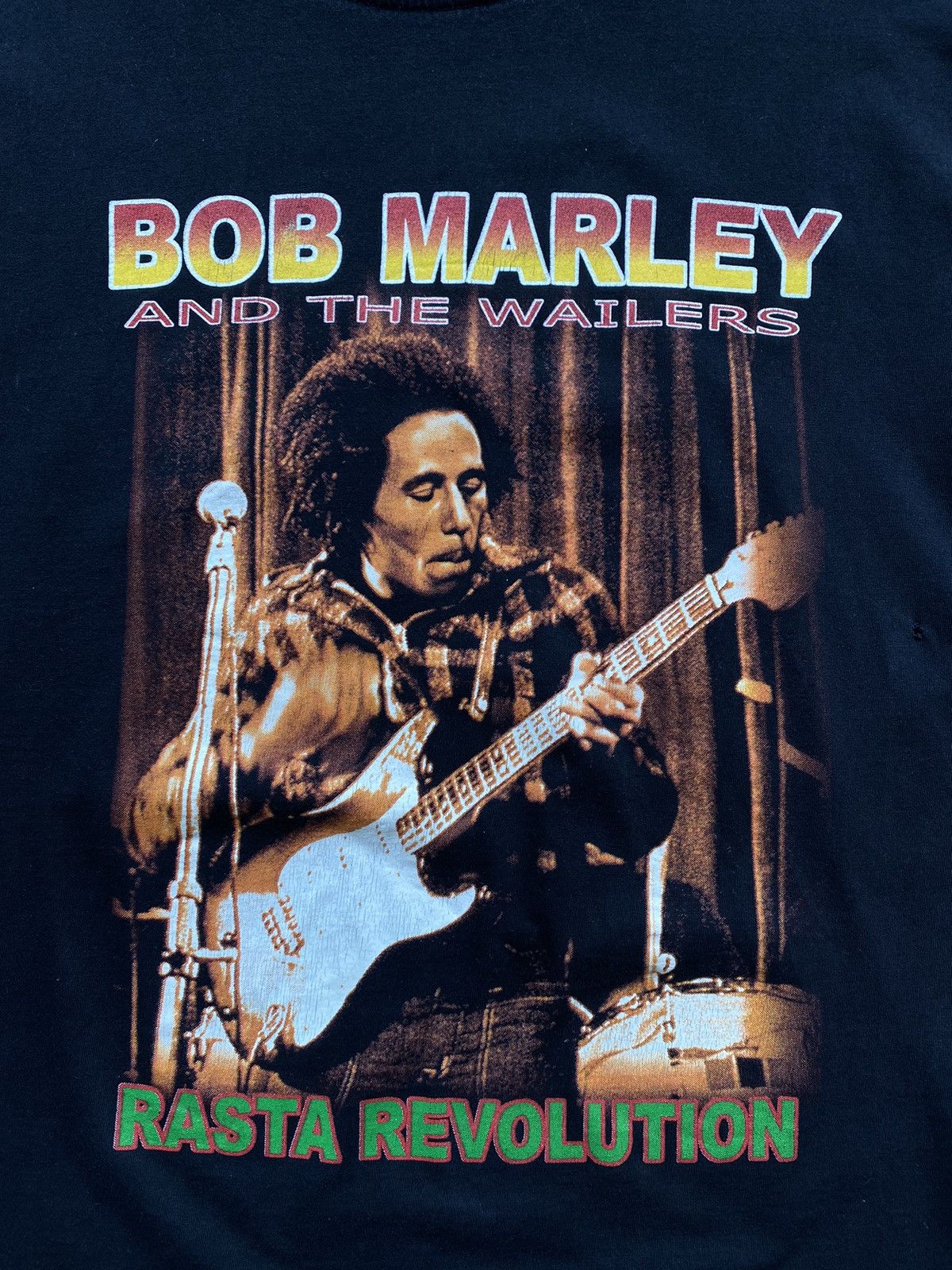 Bob Marley Vintage 90s Bob Marley Rasta Revolution T-shirt Size US XXL / EU 58 / 5 - 3 Thumbnail