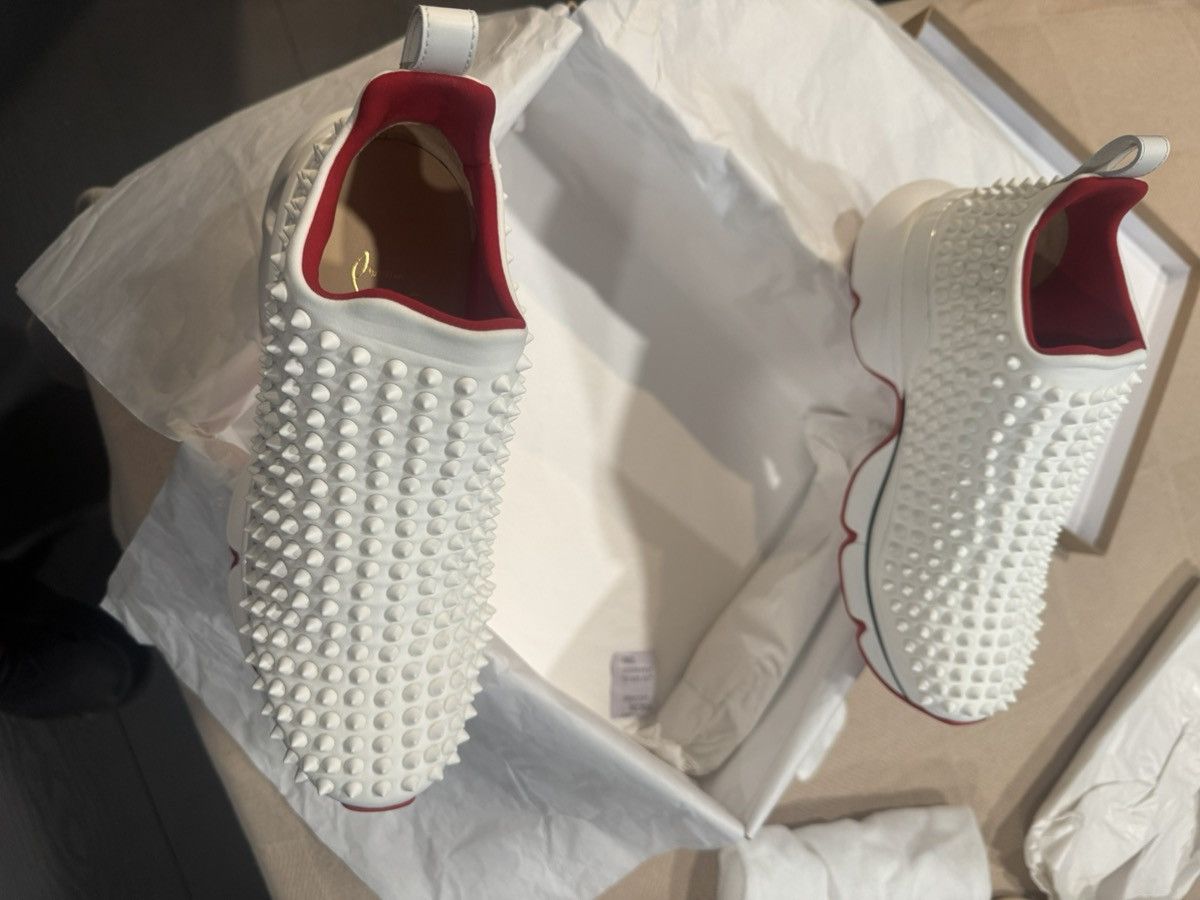 Christian Louboutin White Christian Louboutin Sneakers Size US 7 / IT 37 - 2 Thumbnail