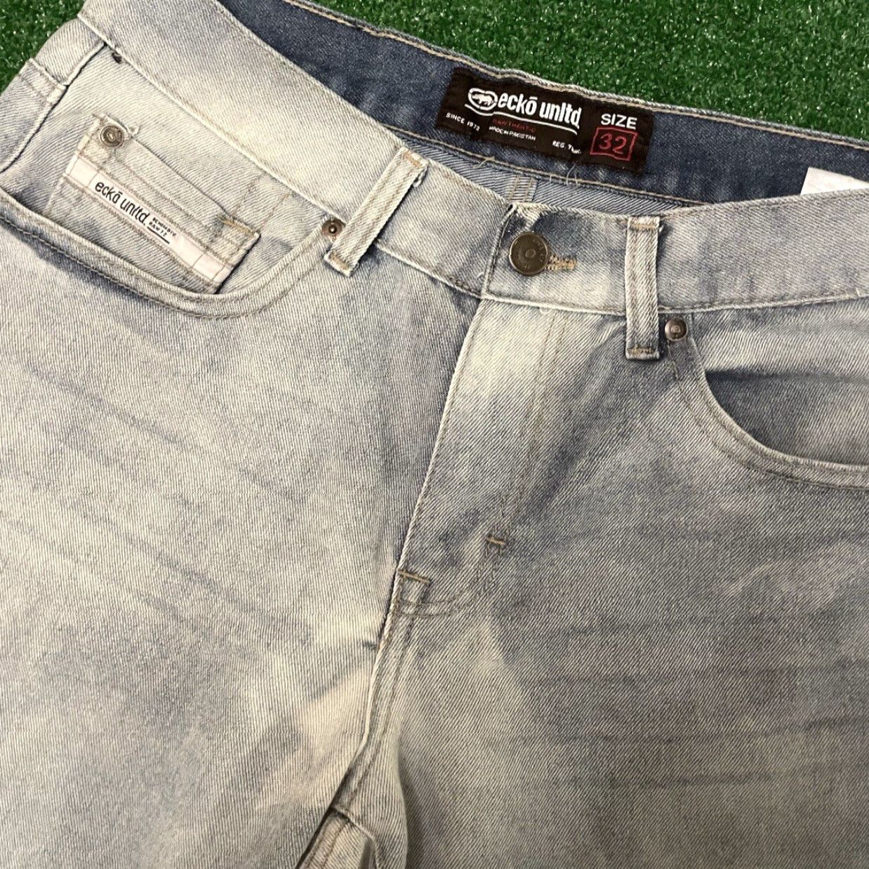 Ecko Unltd. VINTAGE Ecko Unltd Baggy Skater Grunge Jean Shorts VTG Mens Size 32 Jeans Size US 32 / EU 48 - 3 Thumbnail