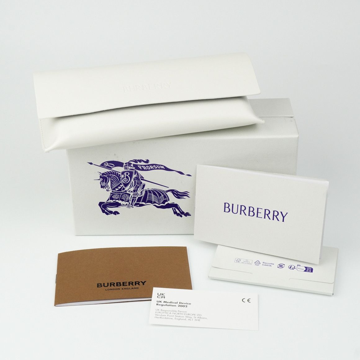 Burberry NEW Burberry BE4432U 412287 Grey Oval Women Sunglasses Size ONE SIZE - 11 Thumbnail