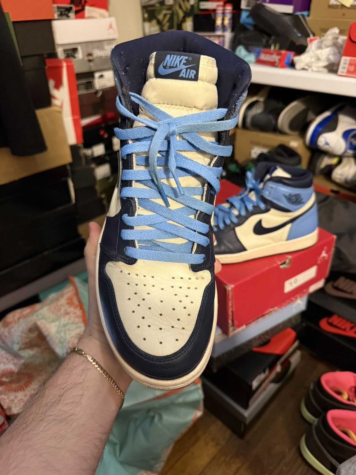Jordan Brand Jordan retro 1 obsidian sz 11 Size US 11 / EU 44 - 2 Thumbnail