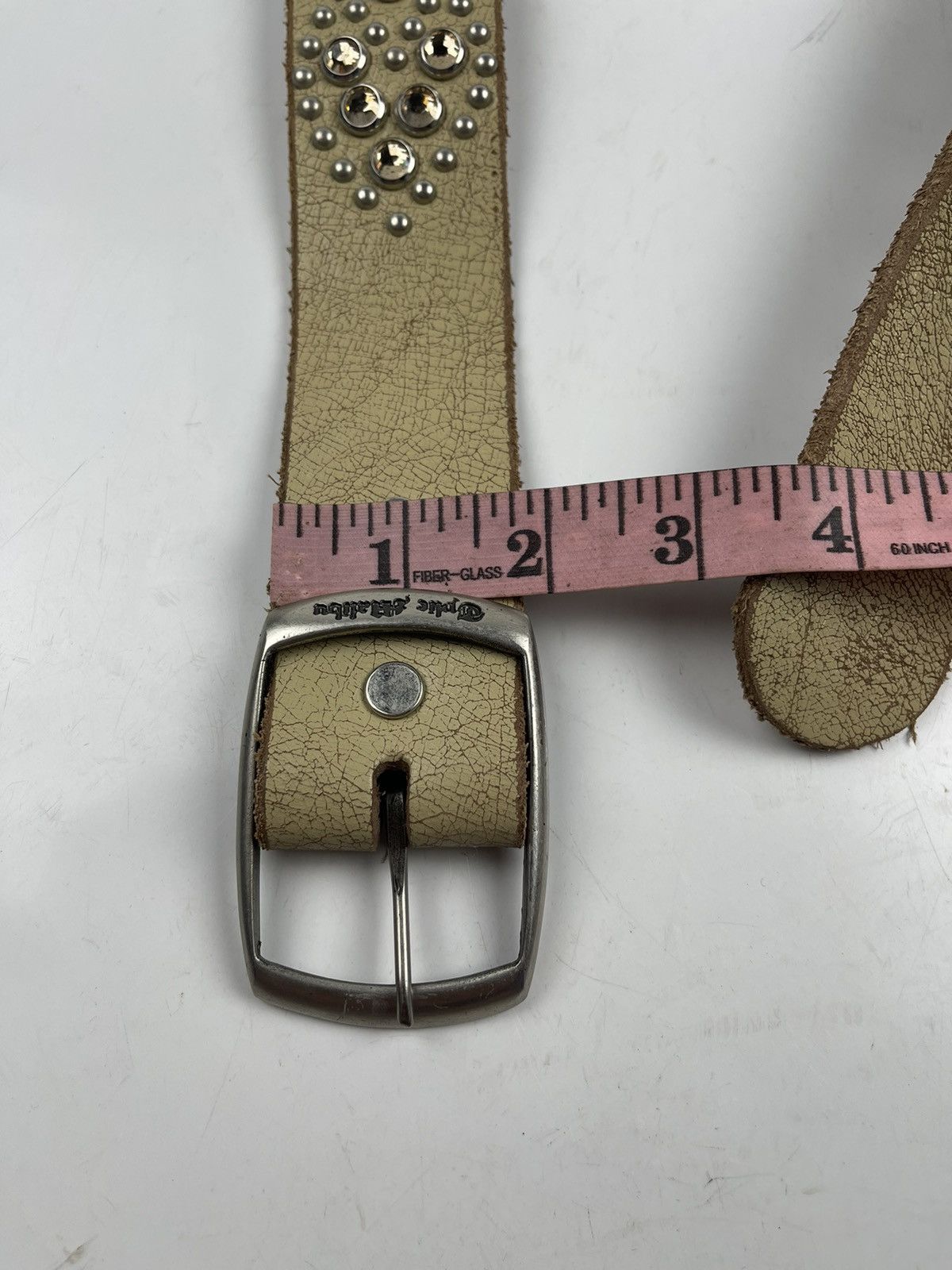 Japanese Brand × Seditionaries distressed studded leather belt tg2 Size 40 - 7 Thumbnail