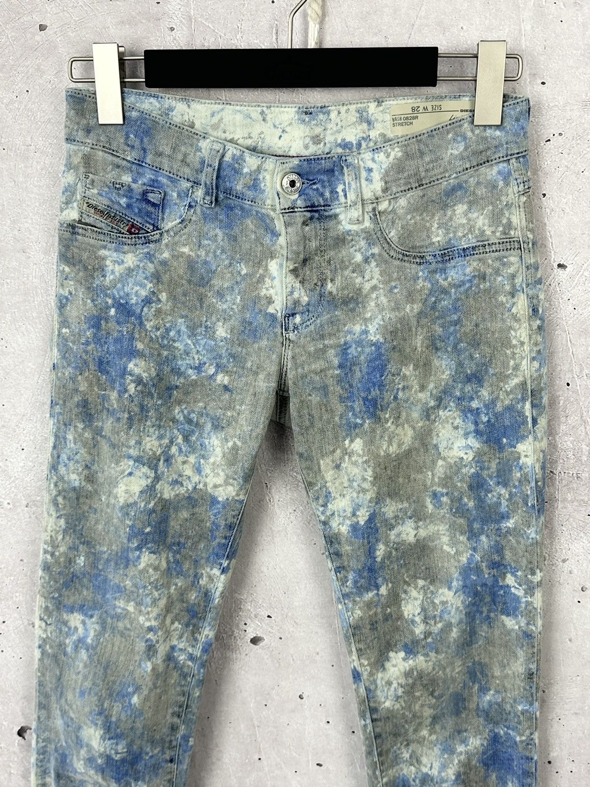Diesel × Vintage Diesel Vintage Sample Washed Skinny Women’s Cotton Pants Size 28" / US 6 / IT 42 - 3 Thumbnail