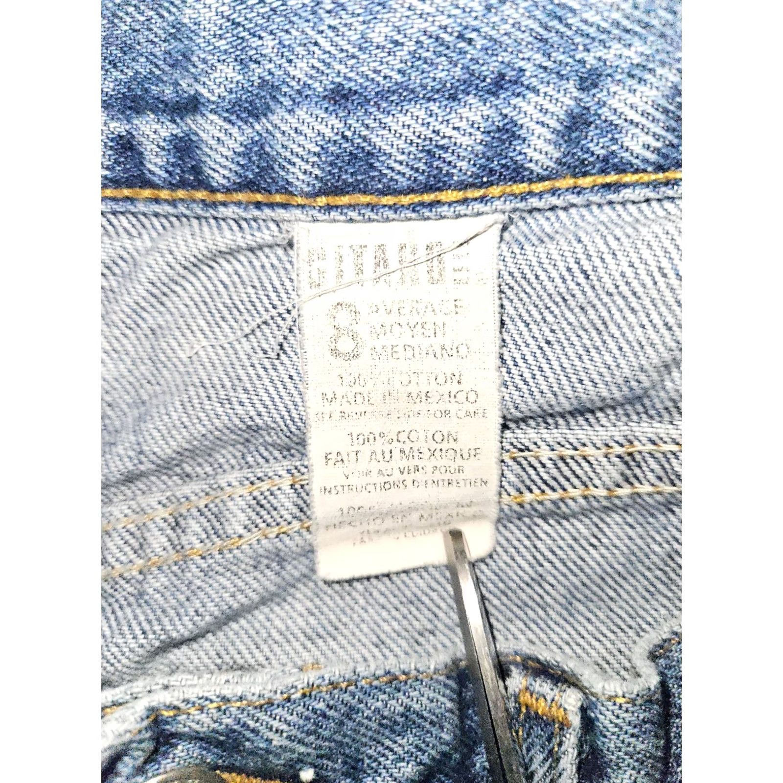 Vintage VINTAGE Gitano Tapered Jeans Women 8 High Rise Blue 80s 90s Denim Distressed Pockets Logo Zipper Button Regular Rise 29in Inseam 28W/28L Women Size 30" / US 8 / IT 44 - 2 Thumbnail