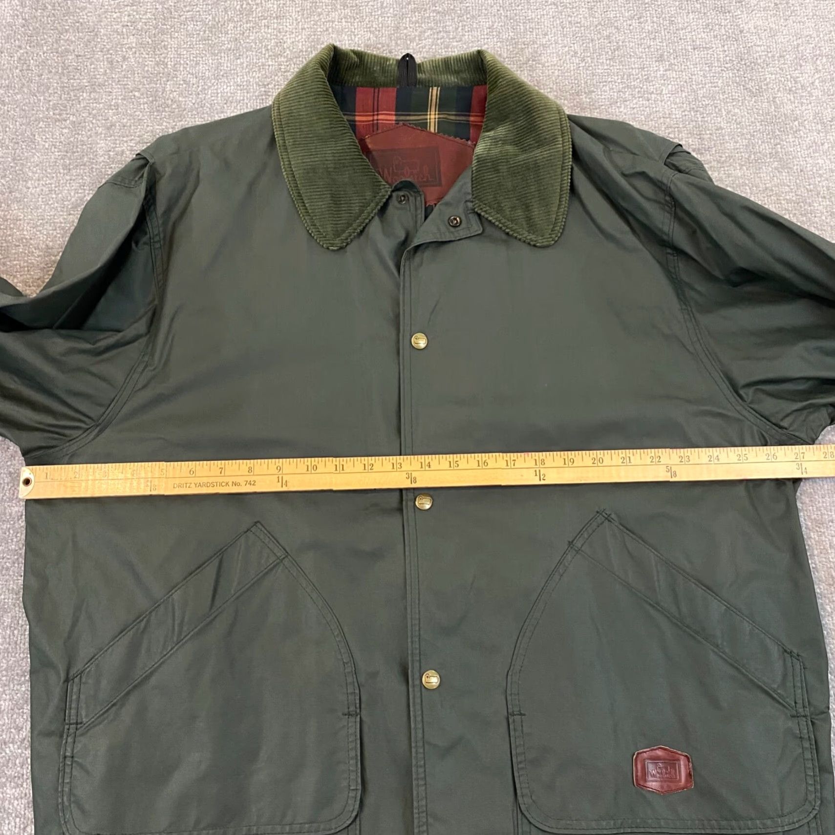 Vintage VINTAGE Woolrich Jacket Parka Coat Woolrich Loden Barn Jacket Mens XL Green Size US XL / EU 56 / 4 - 5 Thumbnail