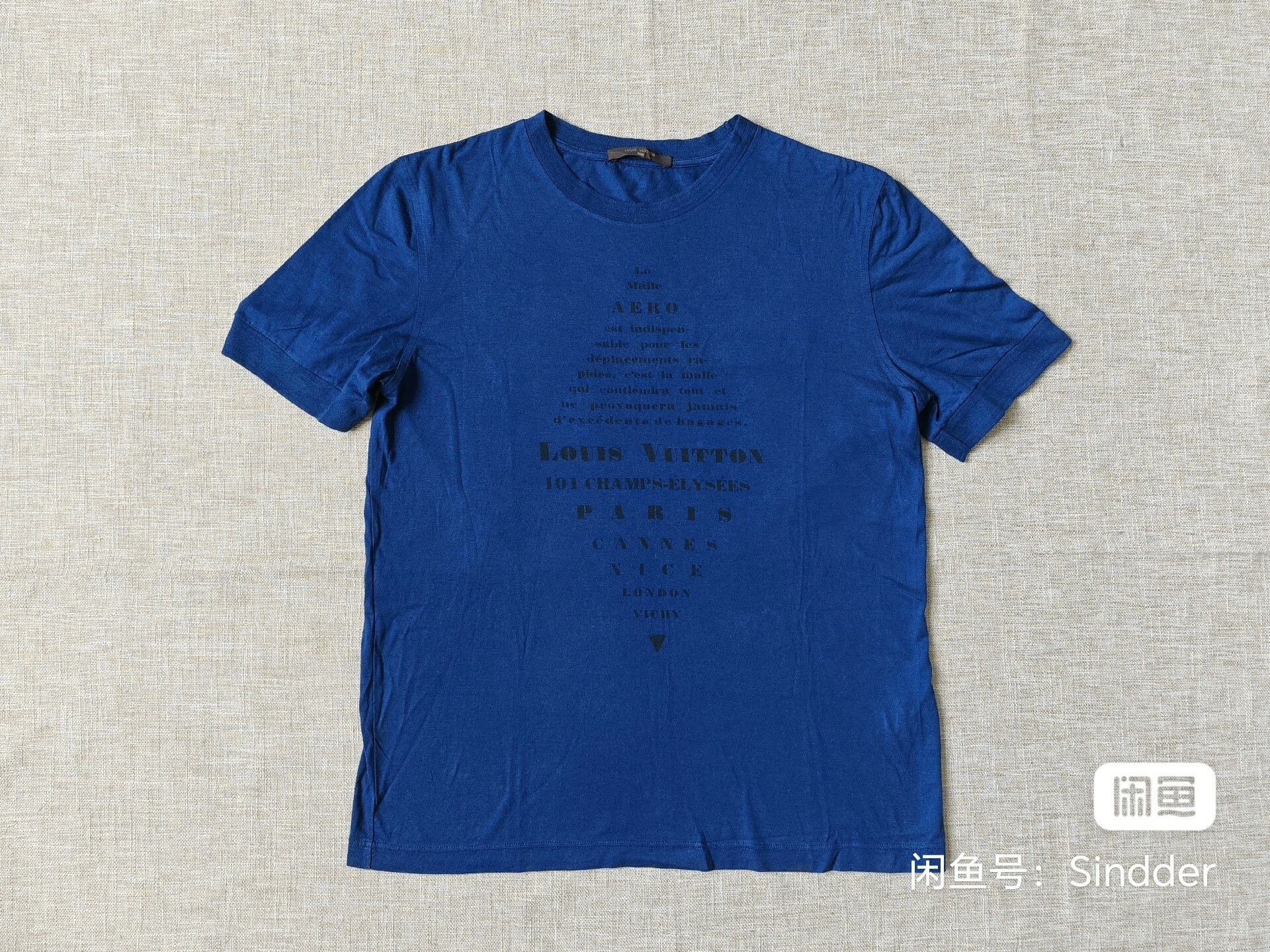 Louis Vuitton Louis Vuitton Men's Silk Short-Sleeve T-Shirt Size US M / EU 48-50 / 2 - 1 Thumbnail