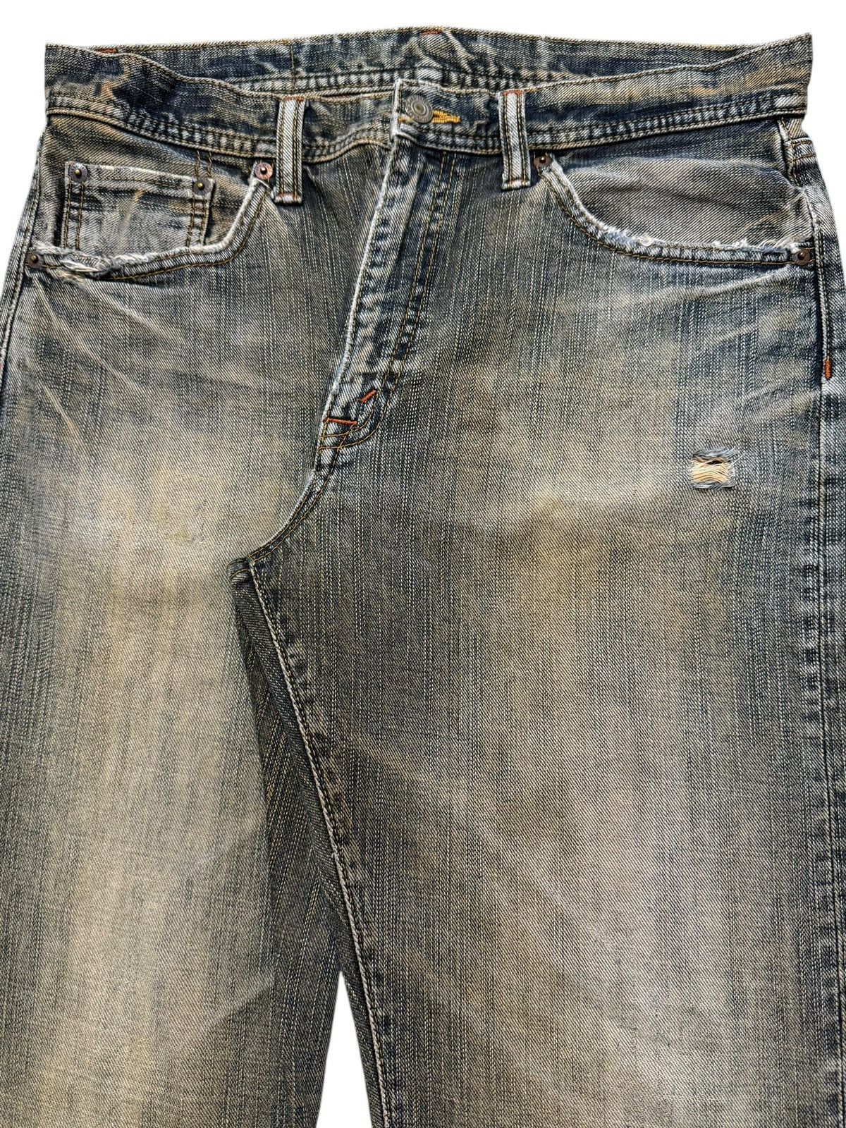 semanticdesign Vintage 90s Japanese Brand Mud Wash Faded Relaxed Wide Leg Size US 32 / EU 48 - 4 Thumbnail