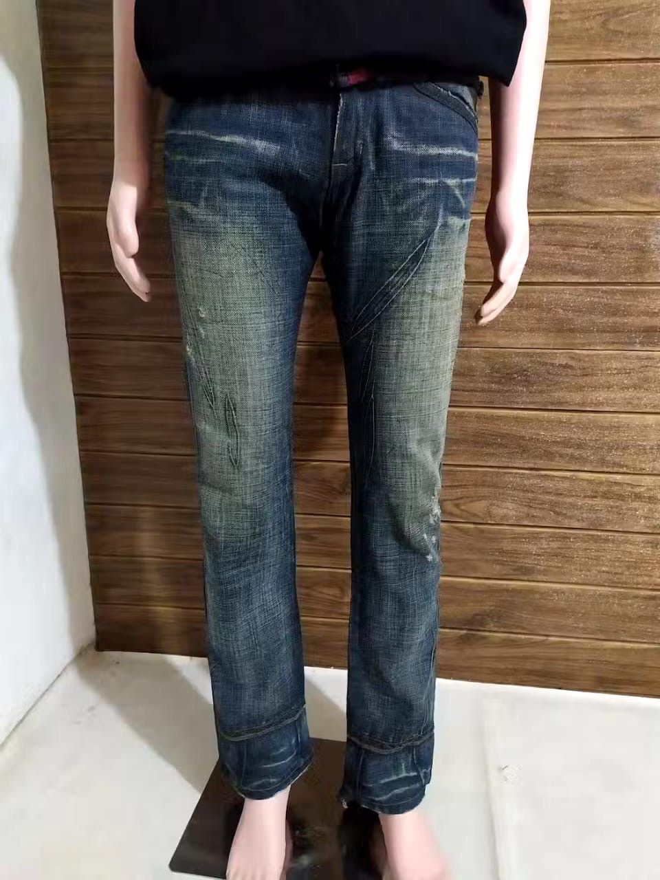 image of Avant Garde x Marithe Francois Girbaud Le Jean Denim Low Rise Jeans in Mix, Men's (Size 31)