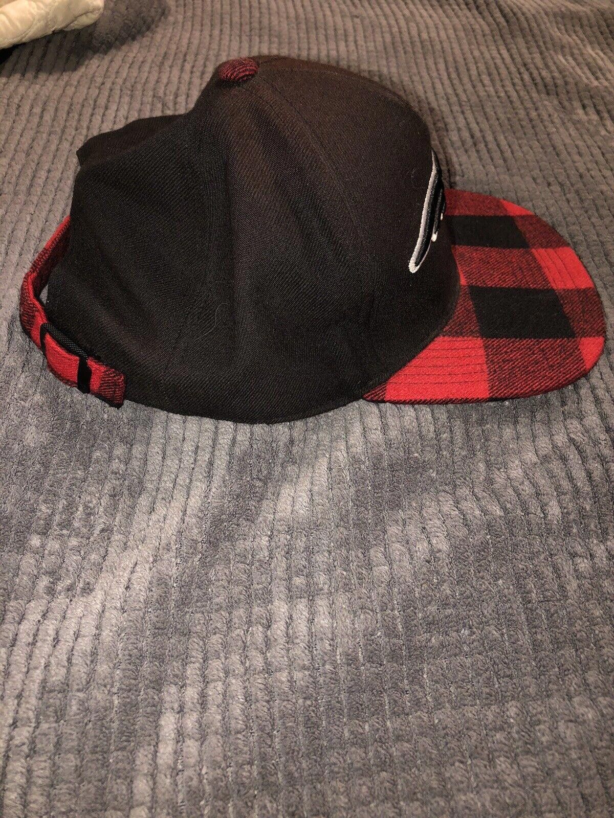 47 Brand Patriots 47 Snap Button NFL Red Black Plaid Flannel OSFA Hat Size ONE SIZE - 4 Thumbnail