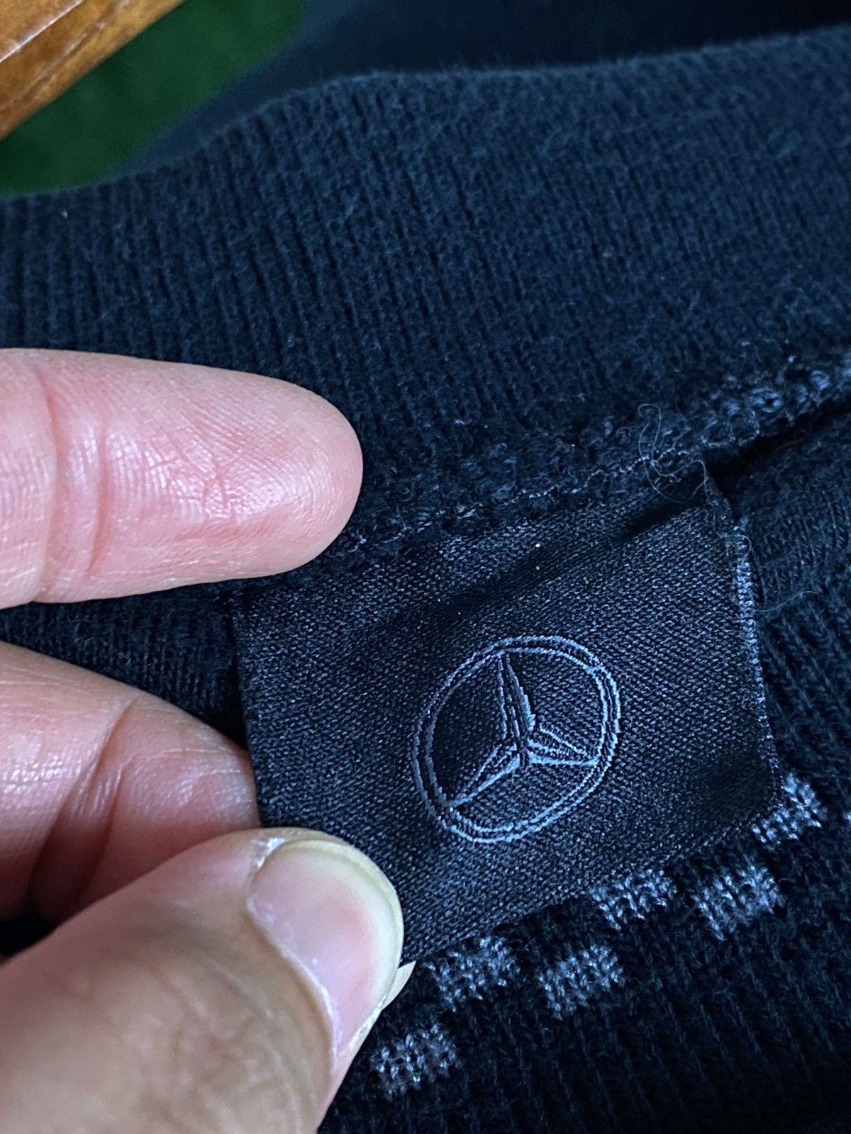 Mercedes-Benz × Vintage Vintage Mercedes benz black sweater Size US XL / EU 56 / 4 - 11 Thumbnail