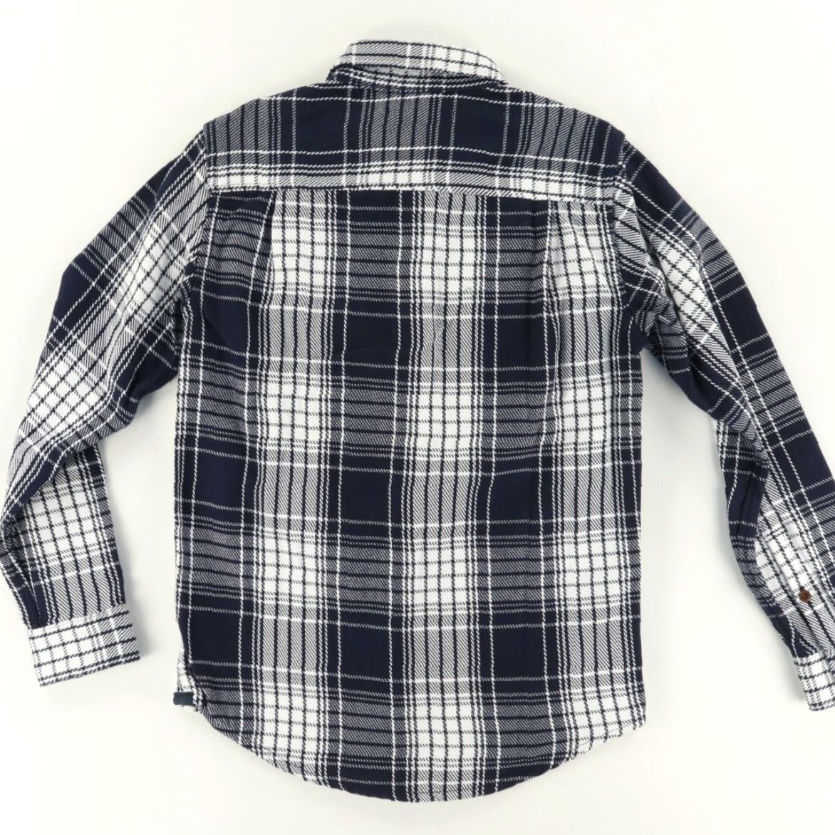 Outerknown Outerknown Blanket Cotton Plaid Long Sleeve Button Up Shirt Blue White Men's S Size US S / EU 44-46 / 1 - 4 Thumbnail
