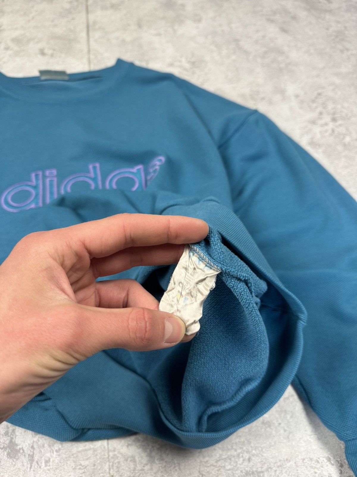 Adidas Vintage 90s RARE Men's ADIDAS Big Logo Blue Tracksuit Size L Size US L / EU 52-54 / 3 - 23 Thumbnail