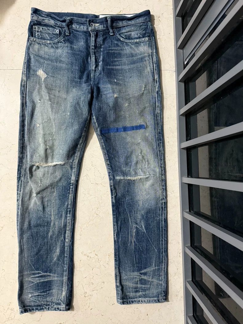 Neighborhood NEIGHBORHOOD BLOCK SAVAGE Denim Pants Size US 29 - 1 Thumbnail