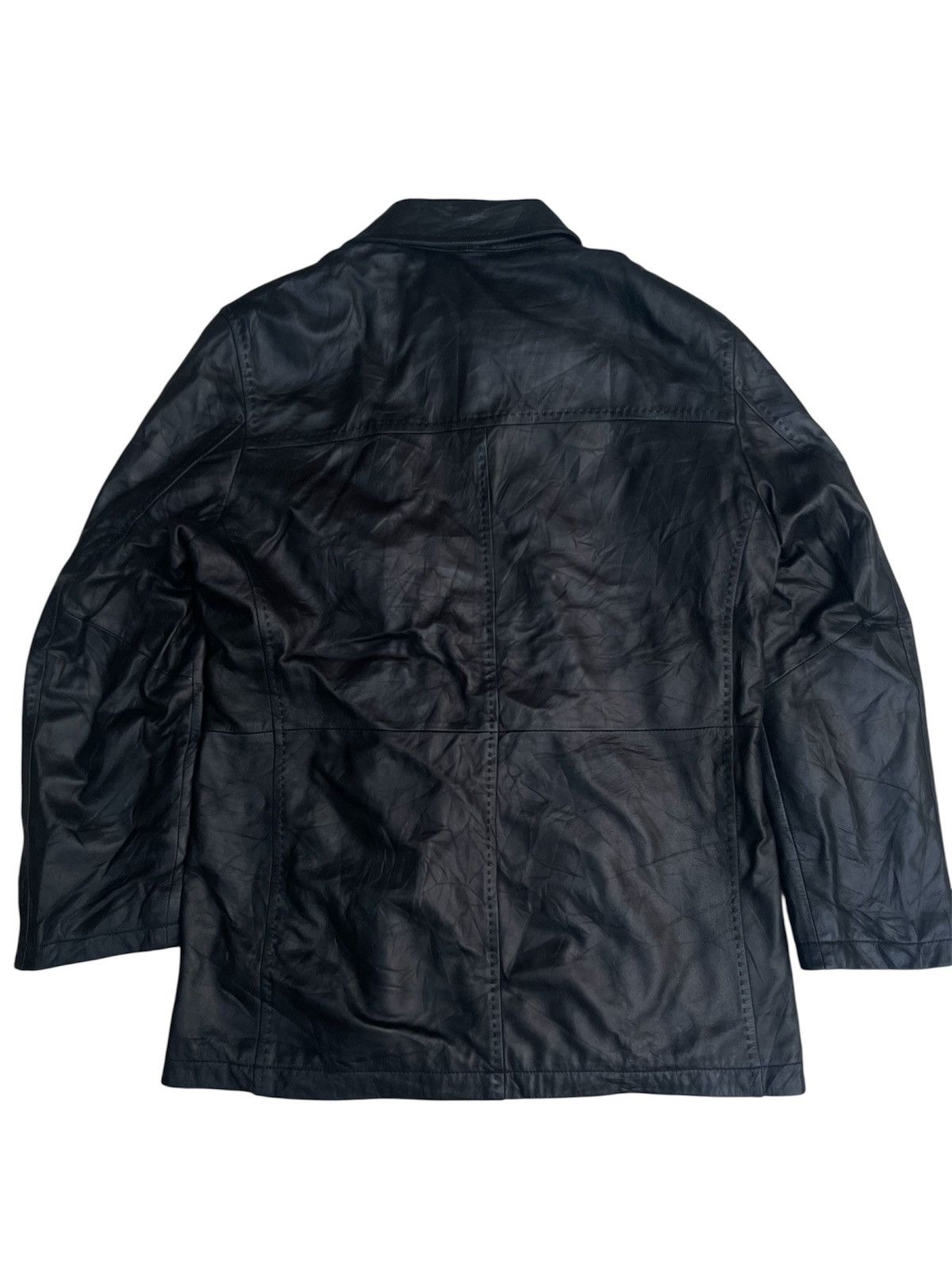 Balmain BALMAIN Paris Black Leather Jacket Size US L / EU 52-54 / 3 - 4 Thumbnail