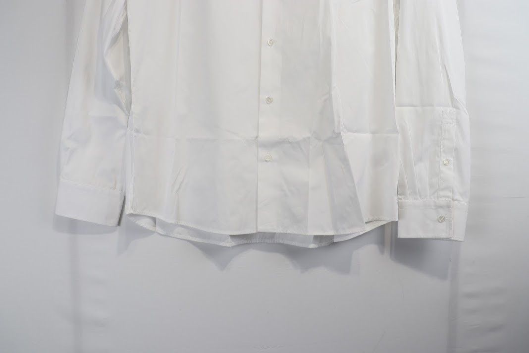 Bottega Veneta o1rshd1 Popelin Button Shirt in White Size US L / EU 52-54 / 3 - 4 Thumbnail