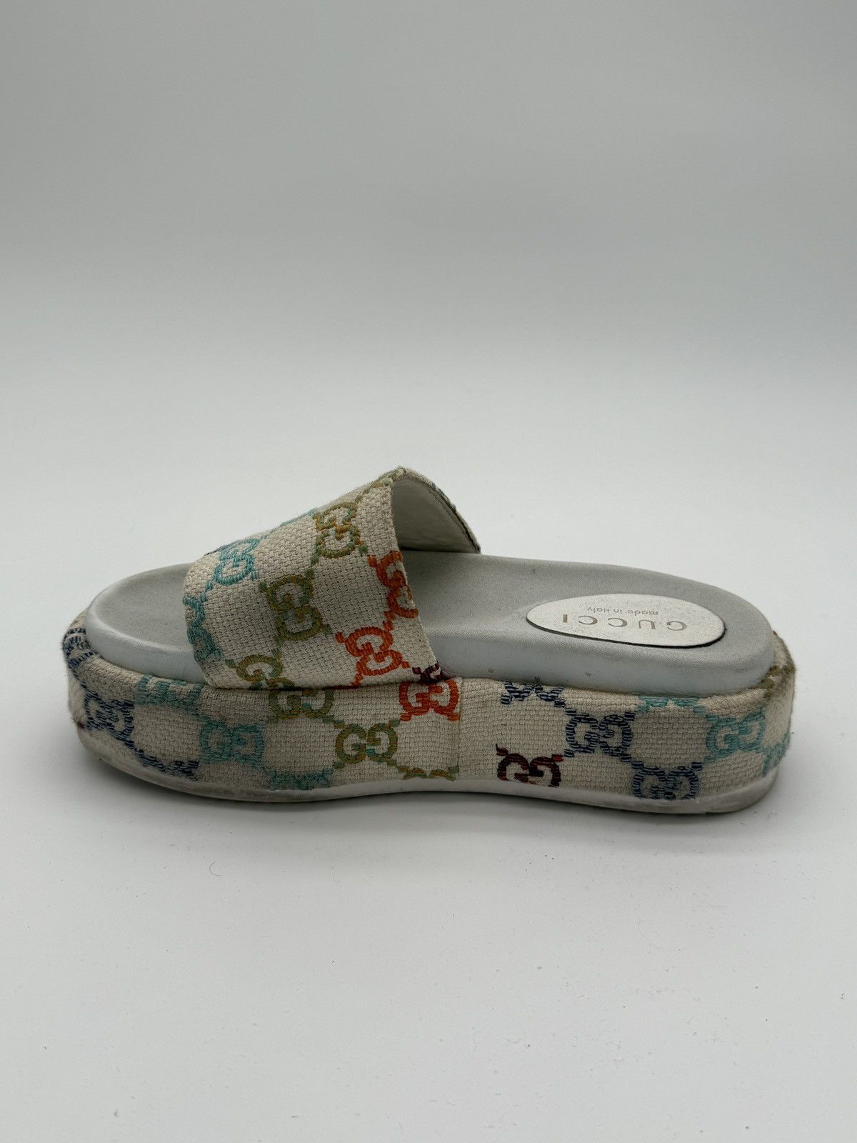 Gucci Rainbow Gucci Monogram Slides Size US 8 / IT 38 - 6 Thumbnail