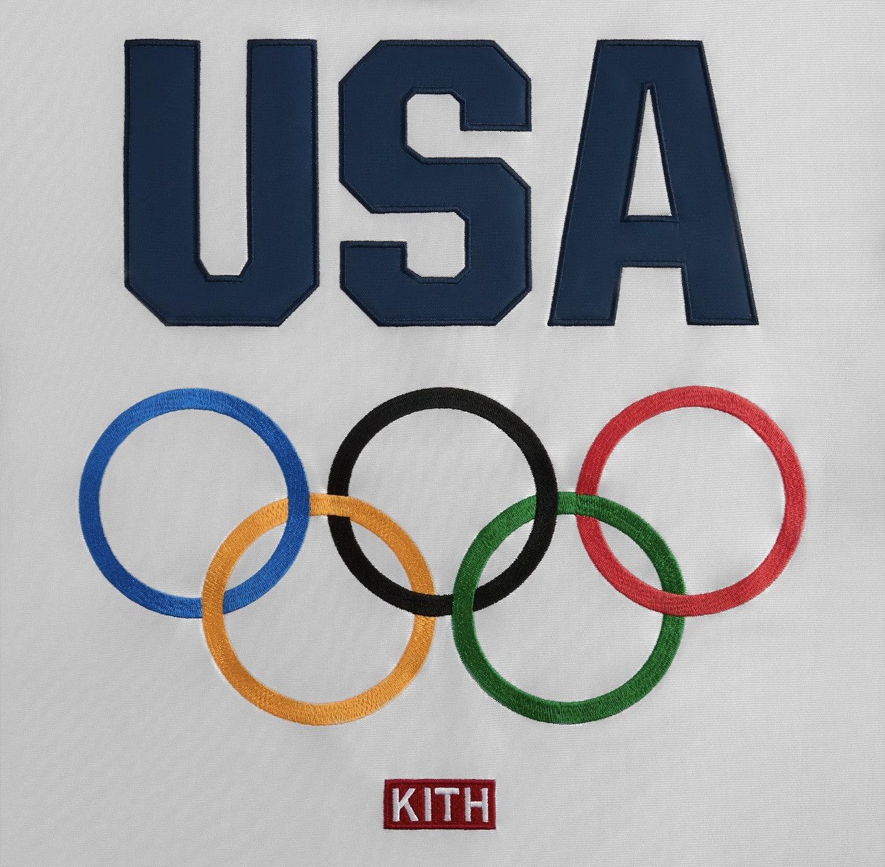 Kith × USA Olympics KITH FOR TEAM USA FAILLE JERSEY WARMUP SHIRT XL WHITE Size US XL / EU 56 / 4 - 3 Thumbnail