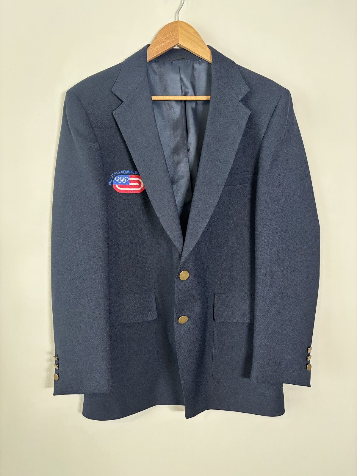 Levi's Vtg Levi’s Action Suit Sta-Prest Vitalis Olympics Blazer 42R Size 42R - 1 Thumbnail