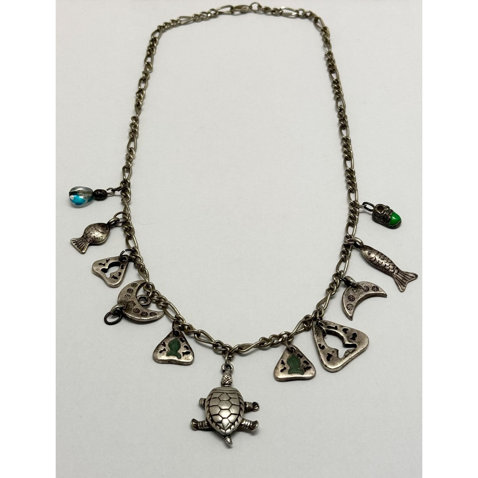 Vintage Vintage silver charm necklace Size ONE SIZE - 3 Thumbnail