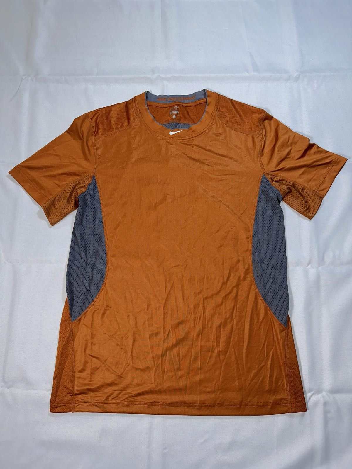 Nike Nike Pro Combat Dri-Fit Orange Compression Performance Center Swoosh Shirt Size US L / EU 52-54 / 3 - 1 Thumbnail